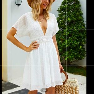 White sun dress